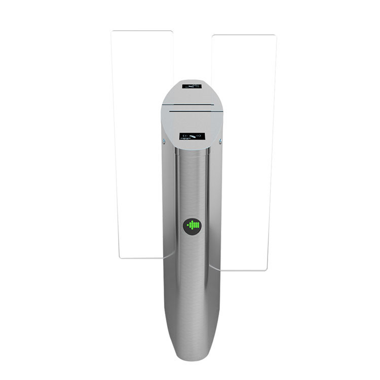 550mm Single Lane Flap Barrier Card Reader Turnstile 0.2s