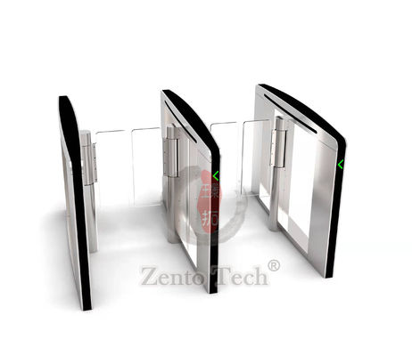 304 Stainless Steel Pedestrian Speed Lane Gate Turnstile 45 People/Minute
