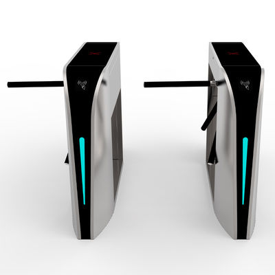 60W Outdoor Stainless Steel RFID Tripod Turnstiles Semi Automatic