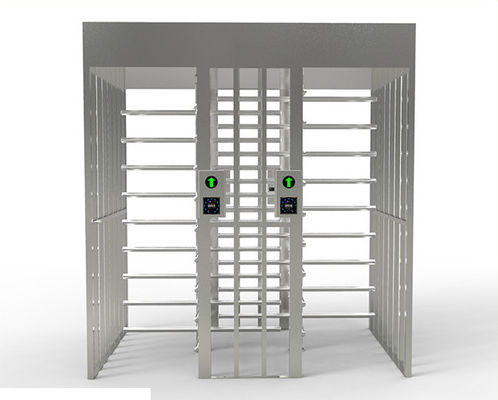 304 Stainless Steel Full Height Door Gate Anti Tailgating Access Turnstiles