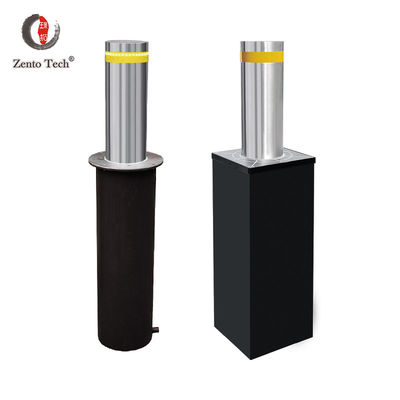 6mm 304 Stainless Steel Rise And Fall Bollards Rising Part Diameter 219MM