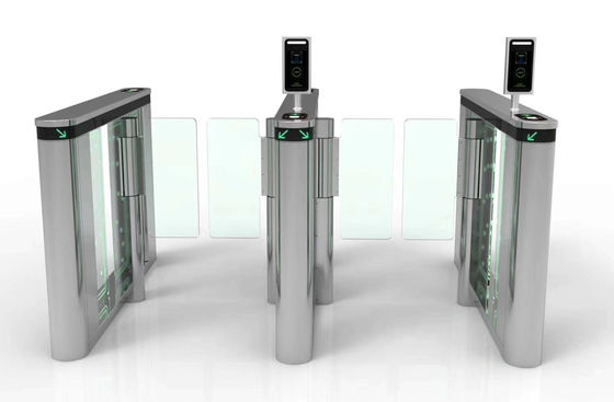55-65 Persons/Min Gym Access Control Fastlane Turnstiles IP54