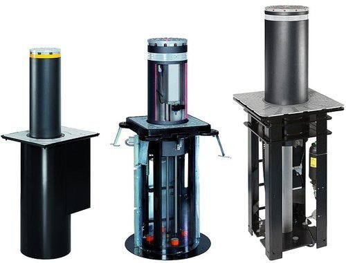 Remote Control Automatic Retractable Hydraulic Rising Bollards IP68