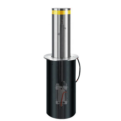 K12 Grade Anti Collision Retractable Hydraulic Rising Bollards For Driveways