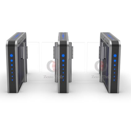 Acrylic Arm Access Control High Speed Security Gates 40-65 Person/Min