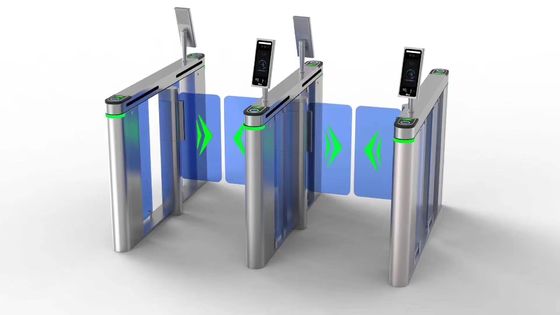 Aluminum Alloy Speed Lane Gate Turnstile 220V 50Hz Fastlane Turnstiles