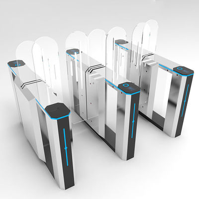304 Stainless Steel Speed Gate Access Control Sliding Employee Turnstiles Anti Pinch