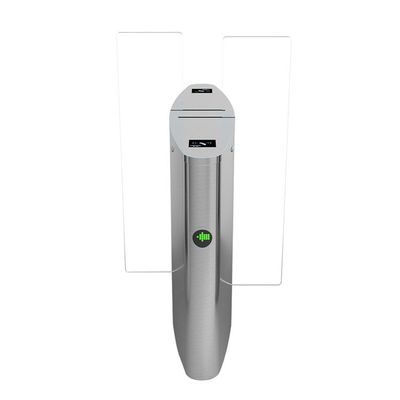 550mm Single Lane Flap Barrier Card Reader Turnstile 0.2s