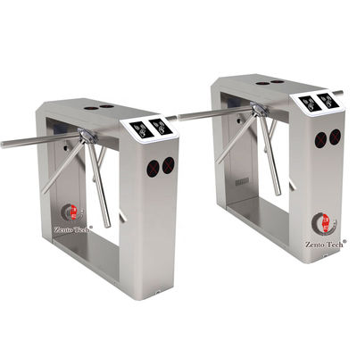 High Safety And Reliability 304SS Electronic Tripod Turnstile Gates Anti Scour