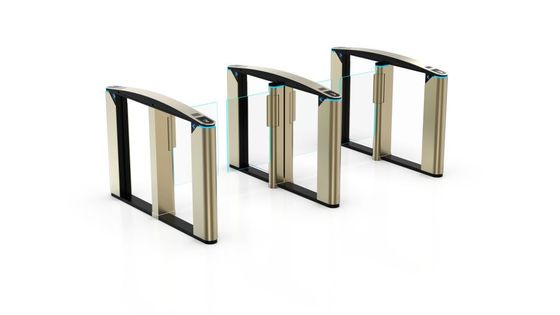 Acrylic Glass Barrier Office Building Speed Lane Gate Turnstiles 1600R/Min
