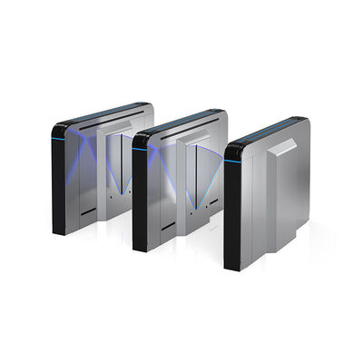 RS485 TCP Flap Barrier Turnstile Pedestrian Speed Gates AC220V
