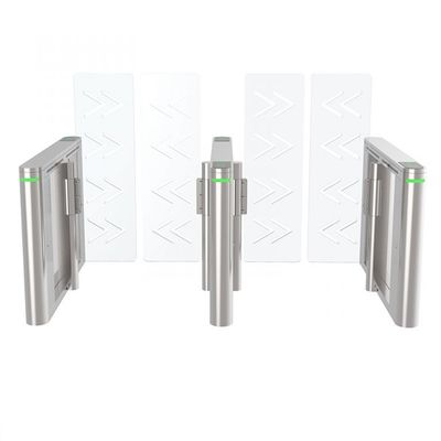 Anti Panic Barcode Scanner Speed Lane Gate Turnstile 150W