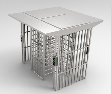 Intelligent Auto Arc Full Height Turnstile Waterproof Access Control With Double Lane