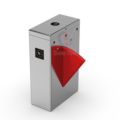 OEM/ODM Pedestrian Traffic Flap Barrier Turnstile Access Control System Biometric Face Recognition Waist Height