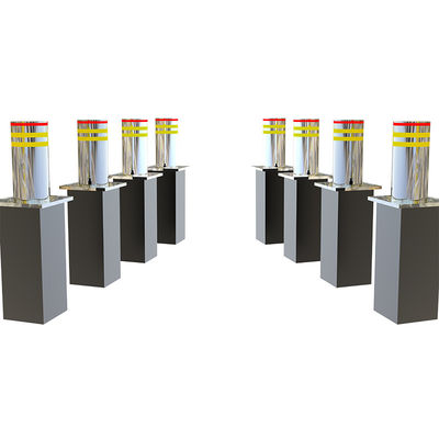 Retractable Hydraulic Rising Bollard for Security Rise Height 600mm-1200mm Thickness 6mm