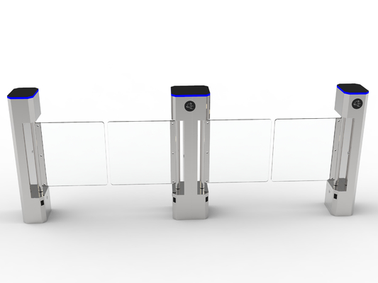 Stainless Steel Swing Barrier Turnstile with RS485/TCP/IP