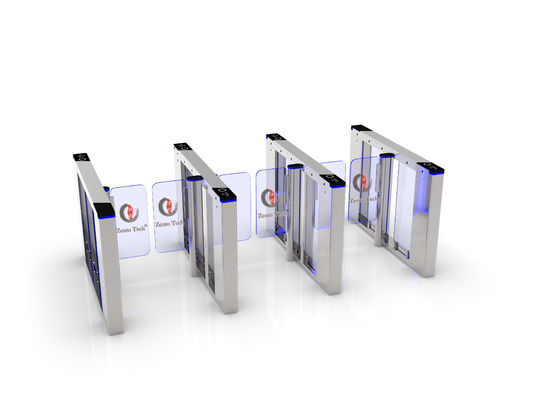 Zento Facial Recognition Turnstile Gate Swing Barrier Gate Fast Speed ...