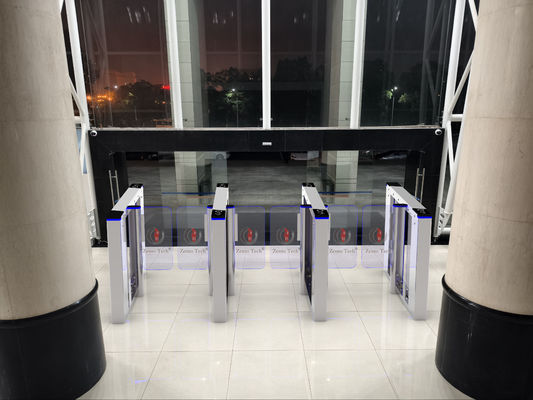 Zento Facial Recognition Turnstile Gate Swing Barrier Gate Fast Speed ...