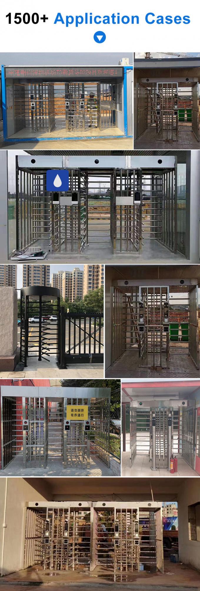 RS485 Interface Half Height Gate Turnstile Security Gates 550mm 5