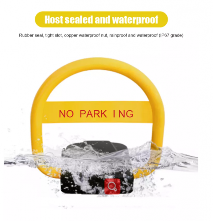 DC6V Parking Space Lock Remote Control Parking Barrier 12Kg 0