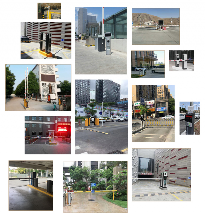 AC 220V Automated License Plate Recognition System LPR Barrier Gate ISO9001 5