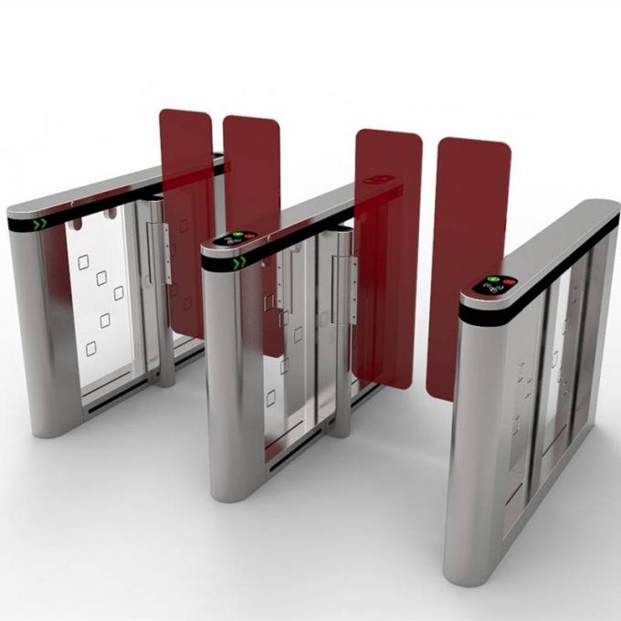 55-65 Persons/Min Gym Access Control Fastlane Turnstiles IP54 2
