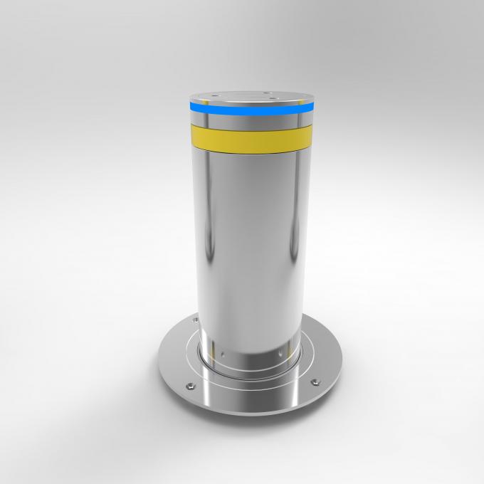 K12 Grade Anti Collision Retractable Hydraulic Rising Bollards For Driveways 0
