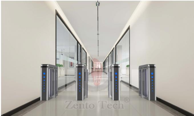 Acrylic Arm Access Control High Speed Security Gates 40-65 Person/Min 2