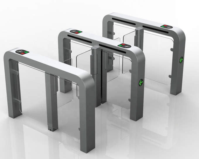 24VDC RFID Speed Lane Gate Turnstile Gate Triple Anti Clamping 0