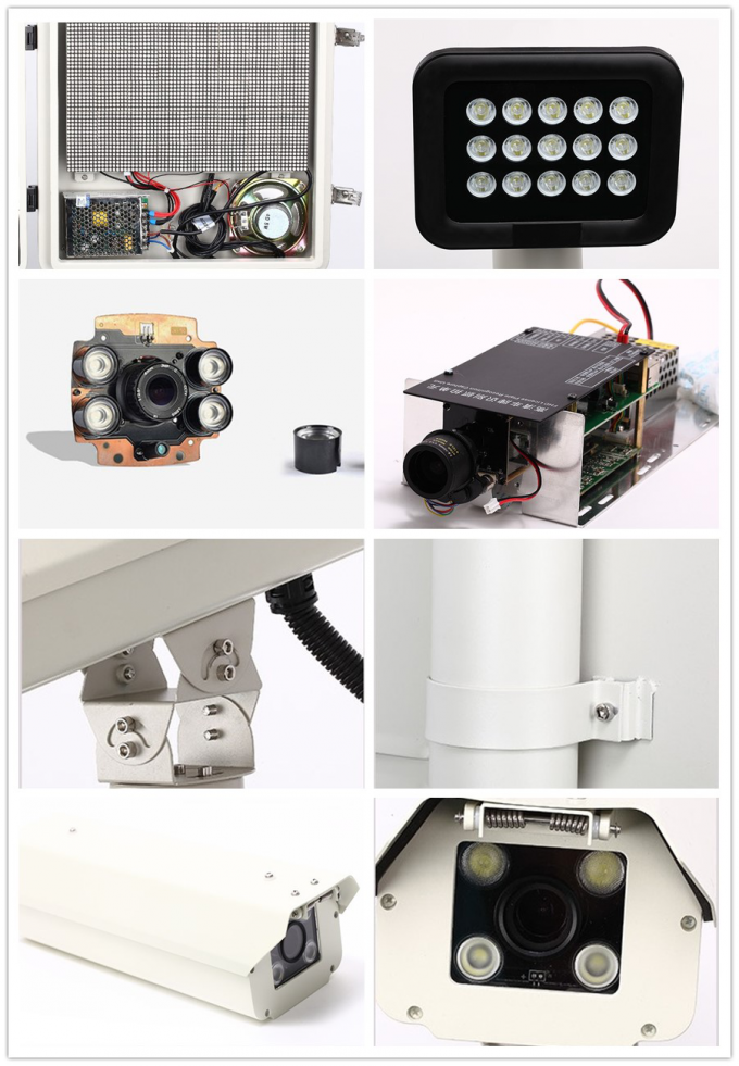 DC12V Automated License Plate Recognition System LPR Parking System 0.2 Seconds 1