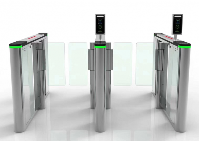 Aluminum Alloy Speed Lane Gate Turnstile 220V 50Hz Fastlane Turnstiles 2