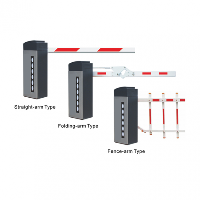 110V 50Hz Car Park Boom Gate Fence Barrier Gate -40 Degree To 60 Degrees 0