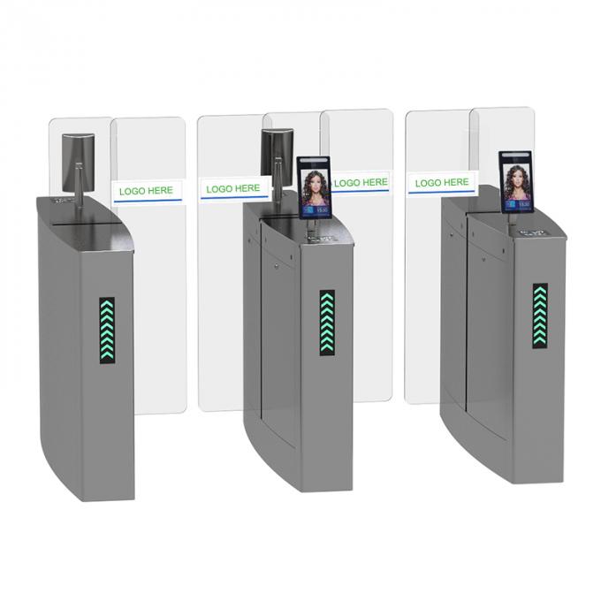 Stainless Steel 304 Facial Recognition Sliding Turnstile 100W 0