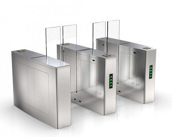Stainless Steel 304 Facial Recognition Sliding Turnstile 100W 1