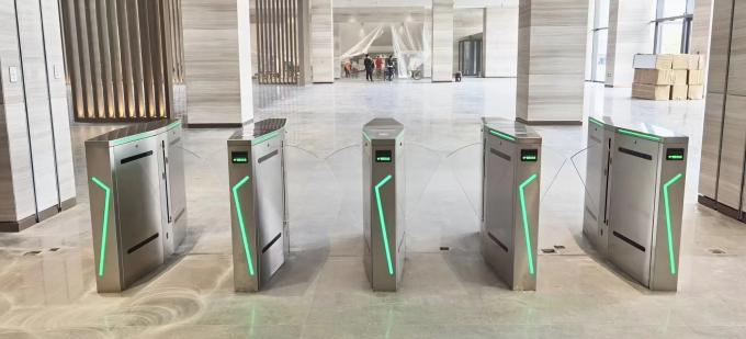 SS304 Face Recognition Sliding Gate Turnstile Passage Width 550mm 2