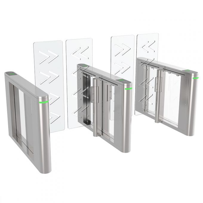 Anti Panic Barcode Scanner Speed Lane Gate Turnstile 150W 0