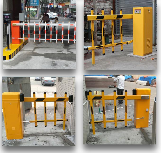DC 24V Car Park Boom Gate Automatic Boom Barrier 1.2s/time 1