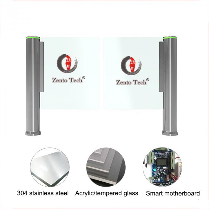Cylindrical Speed Lane Turnstile Gate Strong Light and High Temperature Resistance 0