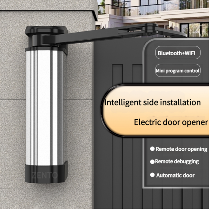 Electric Motor Automatic Swing Gate Opener for ZENTO Residence Max. 250KG Weight Capacity and 2.5m Per Leaf 0