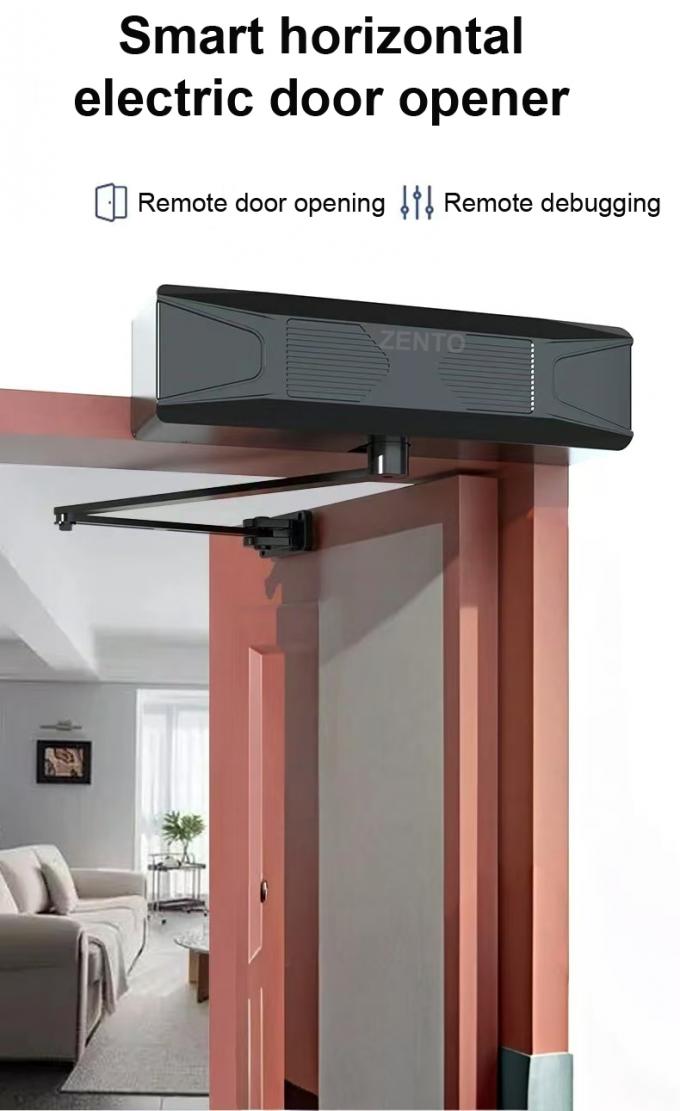ZENTO Heavy Duty Swing Door Operator 40W Motor Power F Level 155°C Thermal Protection 350kgs Max Weight for Commercial 0