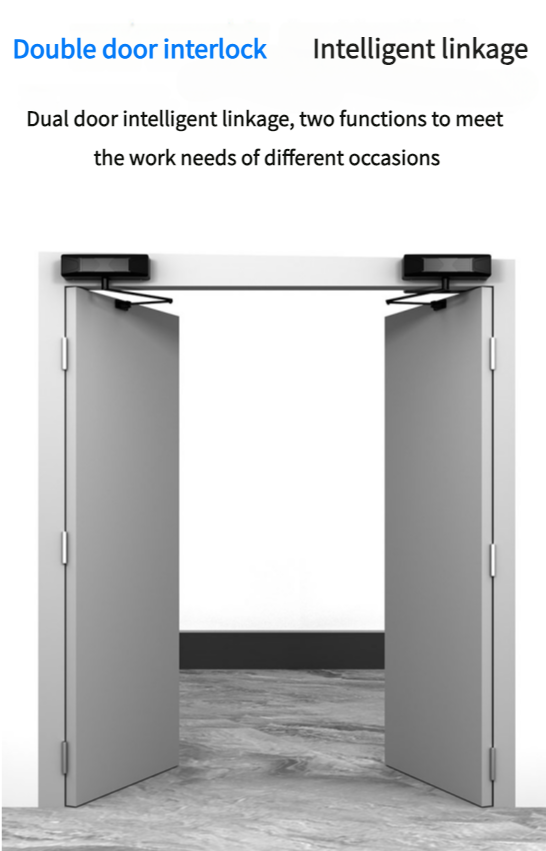 ZENTO Heavy Duty Swing Door Operator 40W Motor Power F Level 155°C Thermal Protection 350kgs Max Weight for Commercial 1