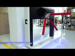 DC12V AC18V Construction Site Security Turnstiles Tripod Turnstile Gate 1s
