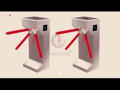 3 Arm Tripod Turnstile Gate Card Collector Access Hand Push 60W For Bus