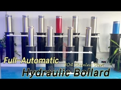 Retractable Hydraulic Rising Bollard for Security Rise Height 600mm-1200mm Thickness 6mm