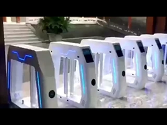 Anti-Illegal Intrusion Supermarket Entrance Gates RFID Card Turnstile 12v