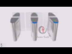 SS304 Face Recognition Sliding Gate Turnstile Passage Width 550mm