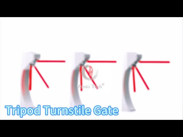 Full Automatic Access Control Turnstile Gate Double Arm For Gyms Scenic Area
