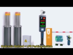 Fiber Drawing Finish K6 Hydraulic Retractable Road Bollards 220V/380V