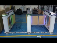 Bidirectional Passage Swing Barrier Turnstile Biometric Access Control 30-40 Persons/Min