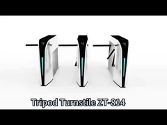 60W Outdoor Stainless Steel RFID Tripod Turnstiles Semi Automatic